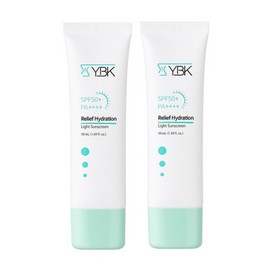 YBK Relief Hydration Light Sunscreen 50ml (SPF50+) 2 units / YBK 릴리프 하이드레이션 라이트 썬스크린 50ml(SPF50+) 2개