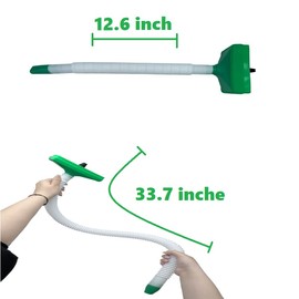 Jewel Cooler for Man, Easy to Use Car AC Vent Extender Hose for Man Cool or Warm Air - 2.6ft, White