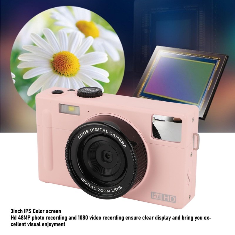 48MP Digital Camera for Photography, 1080P HD Autofocus Vlogging Camera