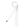 DonDon men's slim tie, 5 cm, plain, matt, shiny and