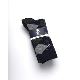 IZOD Boys Crew Socks - 5 Pack Breathable Soft Stretch Performance Crew Dress Socks for Toddlers to Big Boys (Shoe Size: S-L), Size Large, Blue