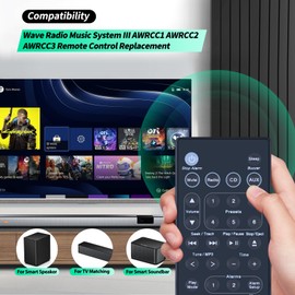 WDZP New Replacement Remote Control Compatible with Bose Wave Radio Music System III AWRCC1 AWRCC2 AWRCC3