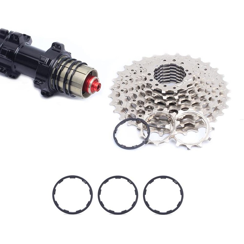 3pcs Bicycle Cassette Spacer, Bicycle Hub Spacer, Bicycle Headset Washer