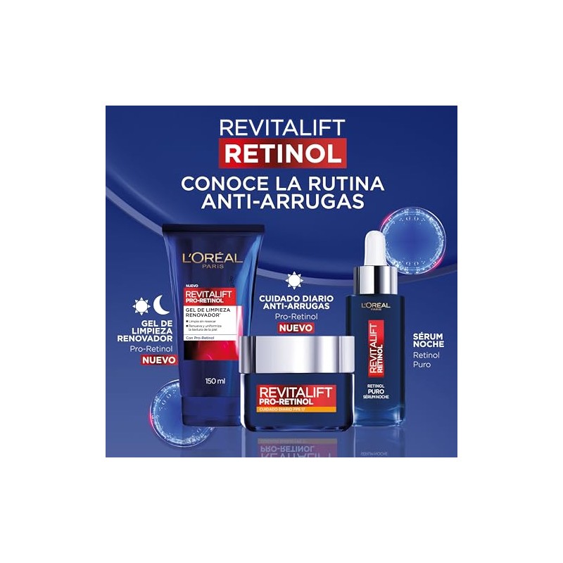 LOral Paris Revitalift Srum Facial Noche con Retinol Puro al