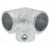 PRO-SAFE Galvanized Structural Pipe Rail Fitting: 90° Side Outlet Elbow