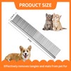 SDKZBFC 2 Pack Stainless Steel Combs, Fine Tooth Grooming for