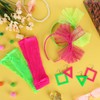 juciasouul 10 Pcs 80s Accessories for Women Lace Headband Neon