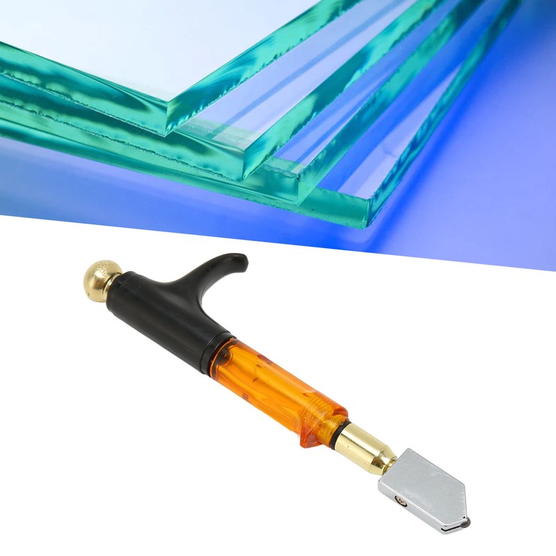 Glass Cutter Hand Grip Ergonomic Handle T Shaped Glass Cutter