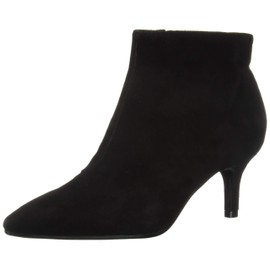 Aerosoles Women's Epigram Ankle Boot, Black Suede, 5