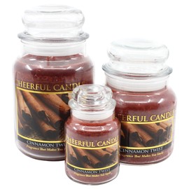A Cheerful Giver Cinnamon Twist Jar Candle, 16-Ounce