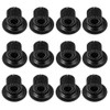BTSKY ® 12 Pack Black Plating Pen Holder Clips- Self