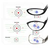 Golf Driver Blue Impact Tape Set Labels 150 pcs Self-Teaching