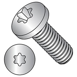 Small Parts MI445MTP188 18-8 Stainless Steel Pan Head Machine Screw, Meets ISO 7045, T20 Star Drive, M4-0.7 Thread Size, 45 mm Length, Fully Threaded, Import (Pack of 50)