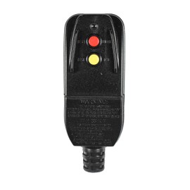 HQRP GFCI Replacement Plug Assembly, Auto Reset 15-Amp Non-Grounded 2-Wires 2-Prongs for Power Pressure Washer, Pool Pump, Air Conditioner, UL Listed