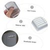 Mipcase 6Pcs Breathable Plastic Air Vent Covers for Cabinets Rectangular