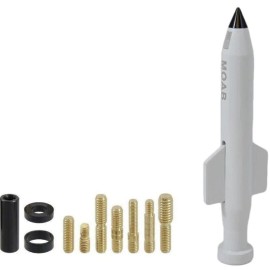 VMS 5.5 INCH SHORT MOAB WHITE ANTENNA FOR TOYOTA TUNDRA TACOMA FJ CRUISER ALL YEARS