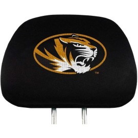 Fanmats University of Missouri Tigers Pair of Premium Auto Head Rest Covers,...