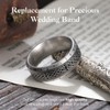 King Will Stainless Steel Wedding Band for Men - 8mm