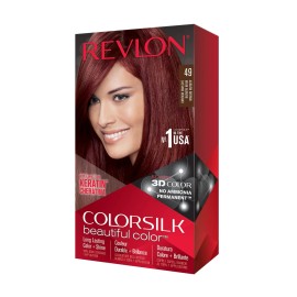 Revlon Colorsilk Beautiful Color, Permanent Hair Dye with Keratin, 100% Gray ...