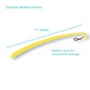 Homecraft 48223 Plastic Shoehorn, Easy-Hold Curved Handle, Smooth Plastic is