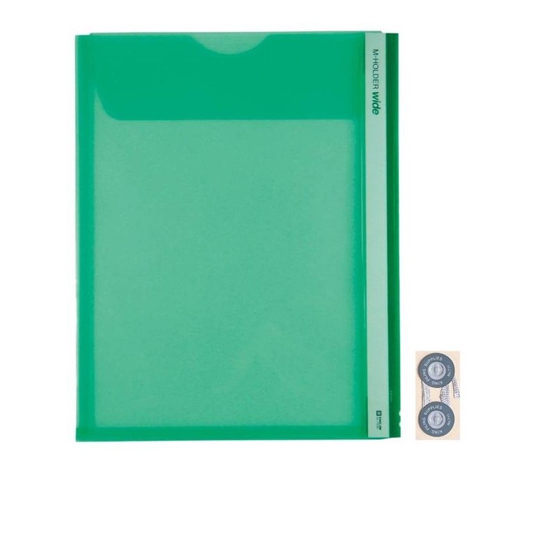 King Jim Holder, Medium Holder, Vertical, Pack of 5, Green,