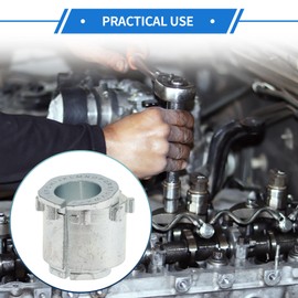 VekAuto 1 Stk. Camber Caster Ausrichtungsbuchse kompatibel für DODG für RAM 2500 PICKUP 1994-1999, Robustes Metall Silberton