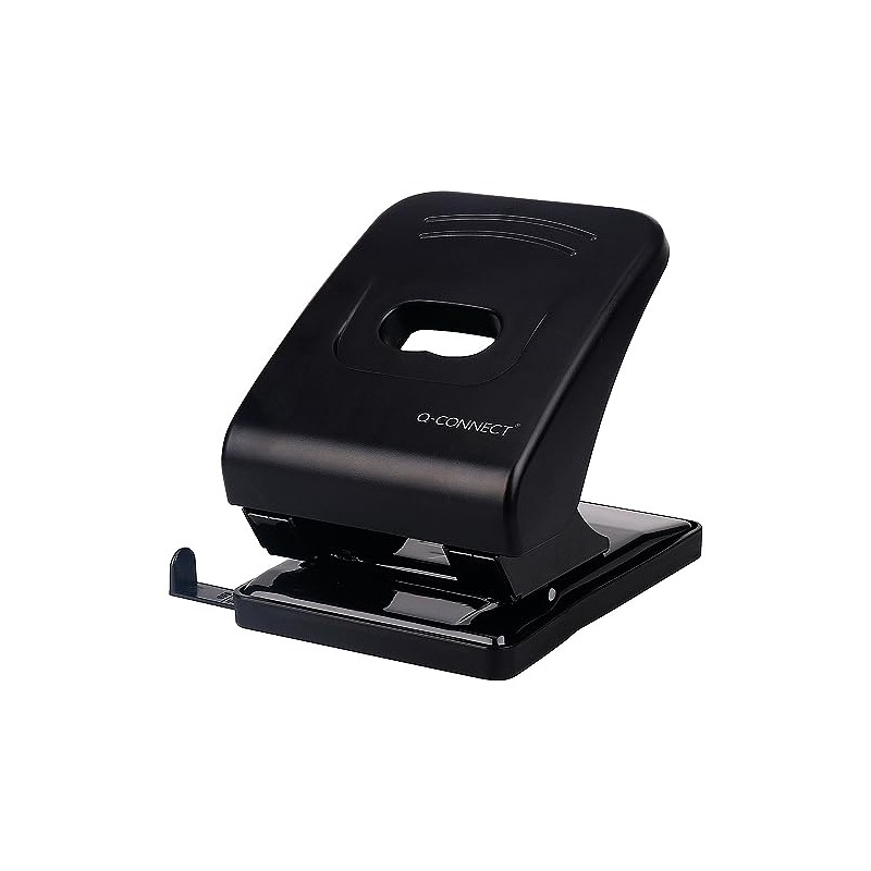 Q-Connect KF01236 Profi Locher, 40 Blatt schwarz
