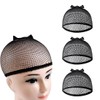 Pack of 3 Hair Net Nylon Wig Caps, Wig Cap