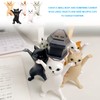 5 Pack Cat Shaped Pen Holder with 5 Cat Clips