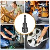 sourcing map 2pcs Magnetic Nut Driver 15mm Hex Drive Socket