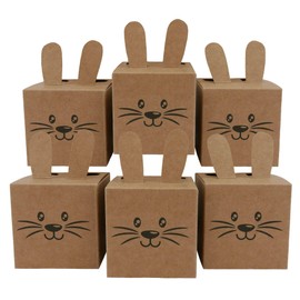 DIY Easter Bunny Boxes for DIY Crafts and Filling – A Gift from the Heart – for Easter – 6 Pink Boxes for Girls