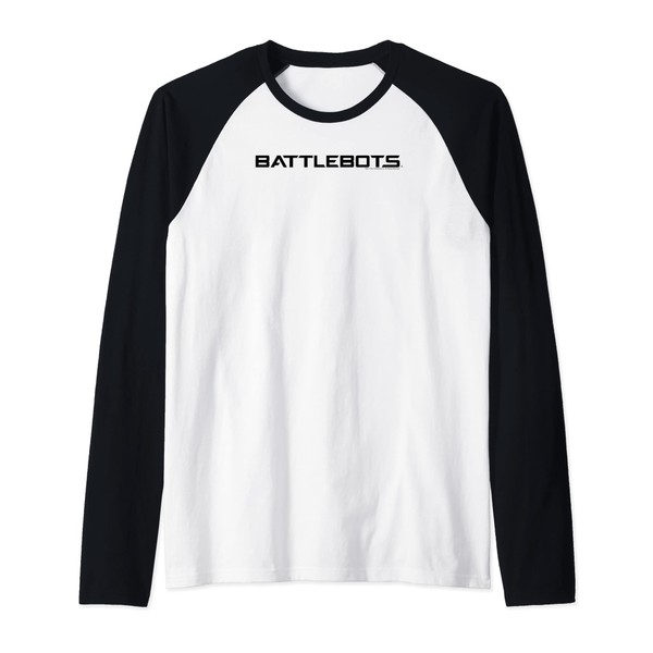 BattleBots Horizontal Black Logo Raglan Baseball Tee