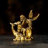 CHOVY Jungle Pyramid Statue - 100% Solid Brass Animal Stack