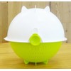 Kokubo KK-306 Colander, Red, Approx. 8.6 x 8.5 x 4.6
