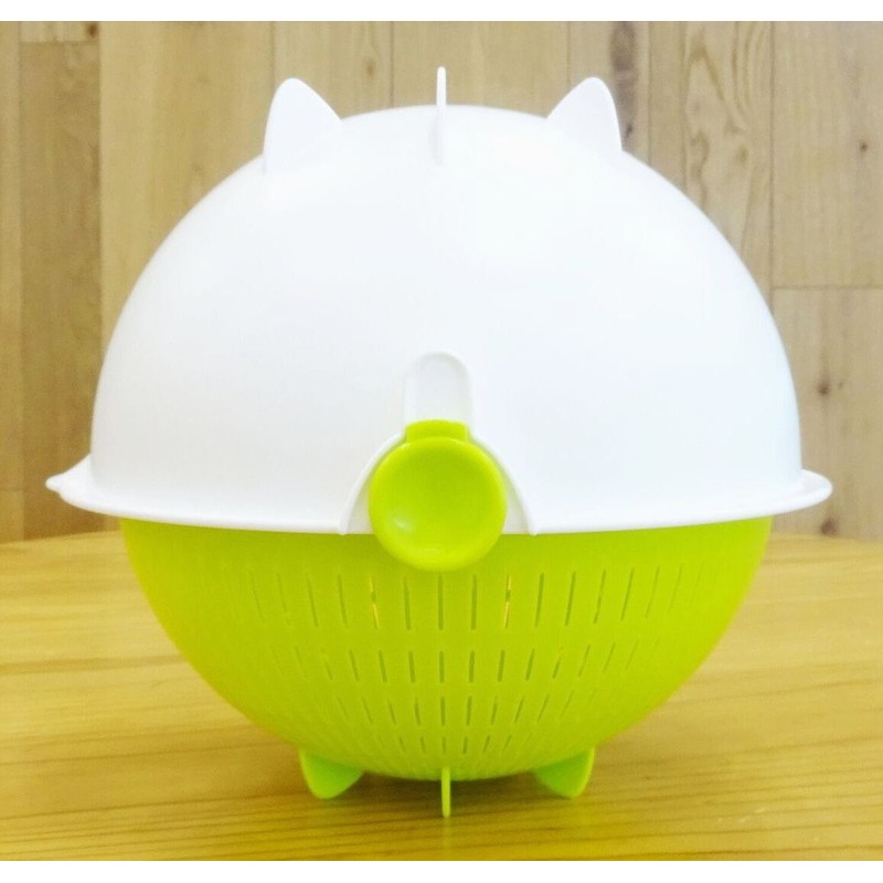 Kokubo KK-306 Colander, Red, Approx. 8.6 x 8.5 x 4.6