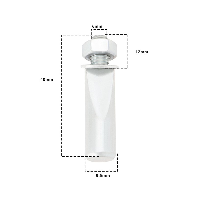 OTOTEC 4Pcs Crank Wedge Bike Cotter Pins 9.5x40mm Bicycle Pins