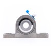 XIKE 2 Pcs SUCP202-10 Bore 5/8" All Stainless Steel Pillow