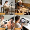 KMDES 12X&30X Floor Magnifying Glass with Light and Stand, 2
