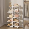 Aquzee Large Purse Rack Stand, 5 Tier Purse Display Shelf,