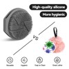 2-Pack Soft Silicone Dual-Sided Body Scrubber & Loofah | Gentle