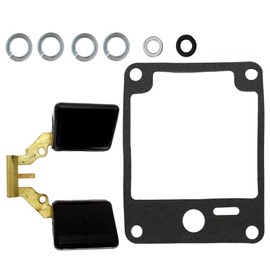 2-Pack Carburetor Carb Rebuild Repair Kits with Float Replacement for Yamaha Virago 700 XV700 1984-1987