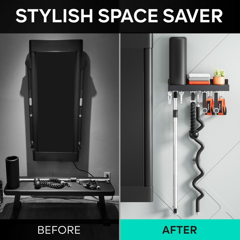 Metal Shelf Compatible with Tonal Accessories, Floating Shelf Organizer for