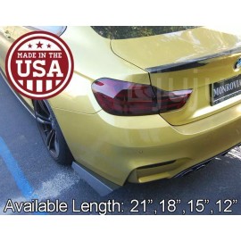 SteelCase Pair 21" Rear Bumper Lip Carbon Effect Apron Splitter Diffuser Valence For  Benz