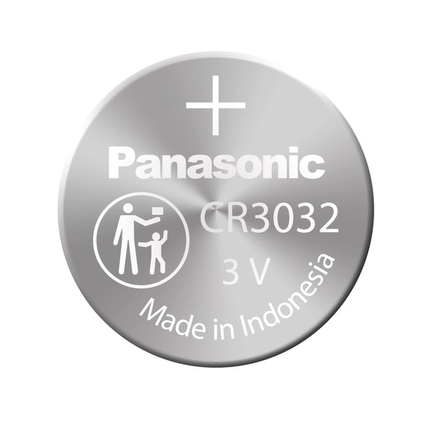 Panasonic Batteries CR3032 Lithium Battery, 3V, Coin Cell (1 Piece)