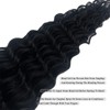 Water Wave Crochet Hair Deep Wave Curly Braiding Hair for
