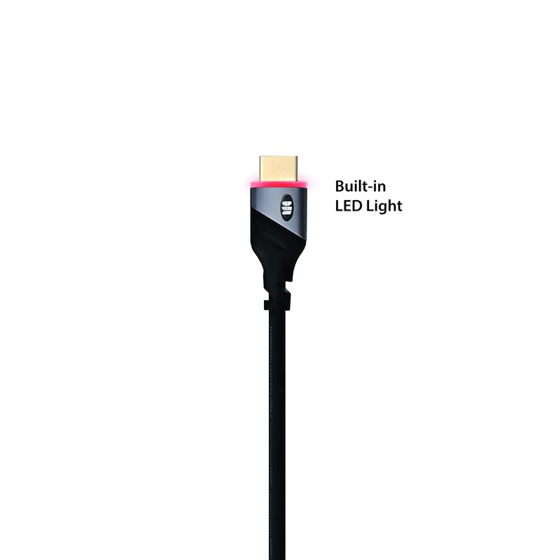 Monster High Speed 4K HDR HDMI Cable with Built-in Red