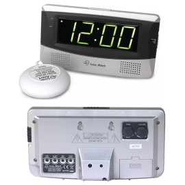 Sonic Alert SB300 Sonic Boom Loud Vibrating Alarm Clock Large Display Low Vision