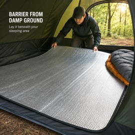 Waterproof Aluminum Foil EPE Camping & Picnic Mat, 3 Size Options