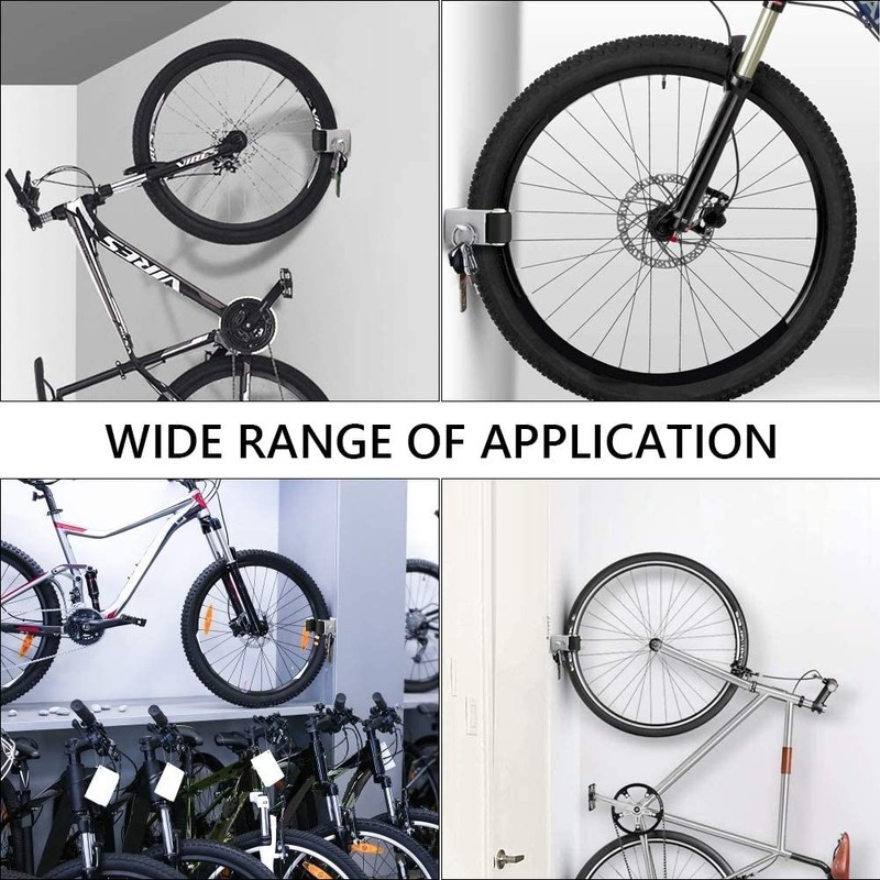WANGCL 2PCS Mountain Bike Parking Buckle Bike Wall Mounts Suitable