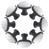 XINGYHENG 20Pcs/10Pcs Round Cabinet Drawer Knob White Ceramic Cabinet Dresser